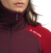 WarmWool Polo W's Fig/Red Dahlia
