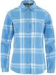Övik Lite Flannel Shirt W Ultramarine-Chalk White
