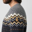 Övik Knit Sweater M Light Beige-Navy