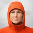 Abisko Grid Fleece Hoodie W Dark Violet