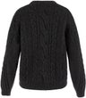 Övik Cable Knit W Black