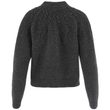 Övik Solid Jacquard Knit W Dark Grey
