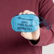 Aeros Down Travel Pillow Blue Atoll