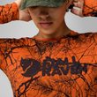 Värmland Wool LS W, Orange Multi Camo