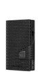 Wallet Click & Slide Coin Pocket - leather Diagonal Carbon Black