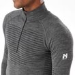 DRYNAMIC WARM 1/2 ZIP M ANTHRACITE GREY