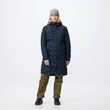 Kiruna Hydratic Padded Parka W Suede Brown