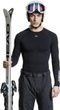 ENERGY ACCUMULATOR 4.0 SHIRT ROUND NECK LG SL MEN Opal Black/Arctic White