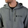 Absolute Fleece Zip Heather Graphite