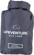 Silk Sleeping Bag Liner grey mummy