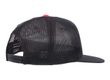 Half-Tone Trucker Cap, Black Red