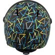 Flash Visor junior ski helmet, black/multicolor