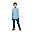 YOUTH RUCKUS RIDE LONG SLEEVE TEE CARBS DAWN BLUE