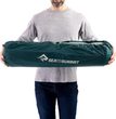 Comfort Deluxe Self-Inflating Mat Large Rectangular Wide Rain Forest