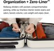 OZONE CARRY ON HARDSIDE 4W 34 L, black