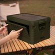 Camp NCB4002 2v1 s víkem a dřevěnou deskou 32L zelený