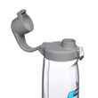 Straw bottle 700 ml, Clear w/Gray Cap