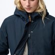 Kiruna Hydratic Padded Parka W Suede Brown