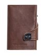 Wallet Click & Slide - leather Dakota Cigar Brown