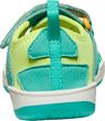 MOXIE SANDAL CHILDREN, bright aqua/bright marigold