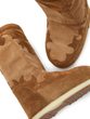 ICON SUEDE EMBROIDERY BROWN BOOTS Cognac