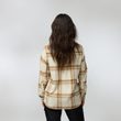 Övik Lite Flannel Shirt W Ultramarine-Chalk White