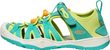 MOXIE SANDAL CHILDREN, bright aqua/bright marigold