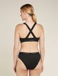 W Mer 125 Cool-Lite Sprite Racerback Bra, BLACK