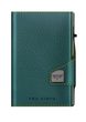 Wallet Click & Slide - vegan Bio Wine Green / Silver
