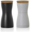 TWIN, černá a šedá, dub/plast, 13,3 cm
