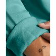 Rival Fleece Hoodie, Radial Turquoise / White