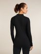 Women Mer 200 Oasis+ LS High Neck BLACK/JET HTHR/UNDYED/CB