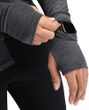 WarmWool Hoodsweater w/zip M's Jet Black/Marengo