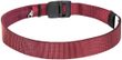 TRAVEL WAISTBELT 30MM, bordeaux red
