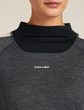 Women Mer 200 Oasis+ LS High Neck BLACK/JET HTHR/UNDYED/CB