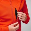 Abisko Grid Fleece Hoodie W Dark Violet