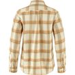 Övik Heavy Flannel Shirt W Chalk White-Dune Beige