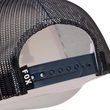 Yth Checker Mesh Trucker Hat White