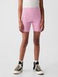 Dětské žebrované biker shorts Růžová