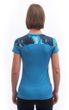 MERINO IMPRESS dámské triko kr.rukáv modrá/universe