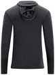WarmWool Hoodsweater w/zip M's Jet Black/Marengo