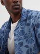 585814-00 Vzorovaná košile Modrá