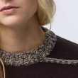 Fjällräven Jacquard Knit W Black Oak-Light Beige