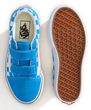 Old Skool V COLOR THEORY CHECKERBOARD Bright Azure