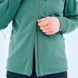 Abisko Grid Fleece Hoodie W Dark Violet