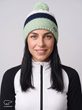 Star Pompon MÜ Khaki-Limette-Weiß