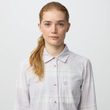 Övik Lite Flannel Shirt W Ultramarine-Chalk White