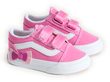 Old Skool V Bow Pink Fizz