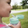 Dětská termoska s brčkem 355 ml motýl