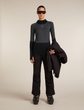 Women Mer 200 Oasis+ LS High Neck BLACK/JET HTHR/UNDYED/CB